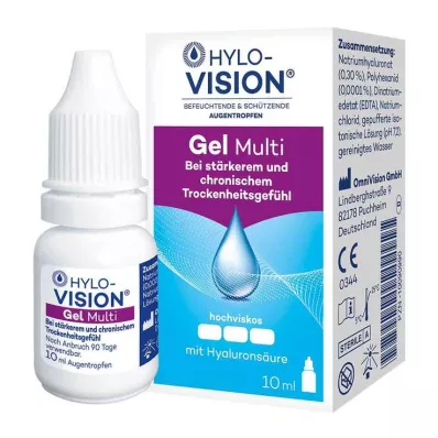 HYLO-VISION Gel Multi-oogdruppels, 10 ml