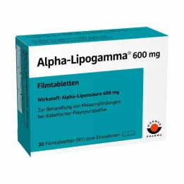 ALPHA-LIPOGAMMA 600 mg filmomhulde tabletten, 30 st