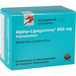 ALPHA-LIPOGAMMA 600 mg filmomhulde tabletten, 60 st