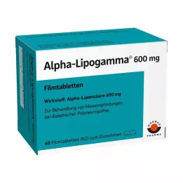 ALPHA-LIPOGAMMA 600 mg filmomhulde tabletten, 60 st