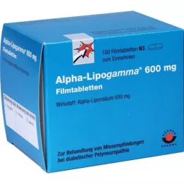 ALPHA-LIPOGAMMA 600 mg filmomhulde tabletten, 100 stuks