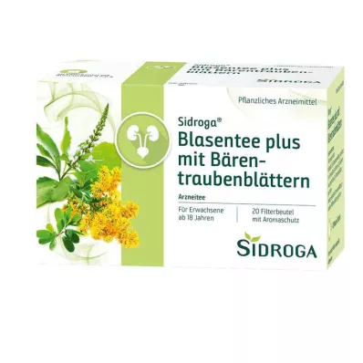 Sidroga bubble tea plus met berendruifbladeren, 20X2,0 g