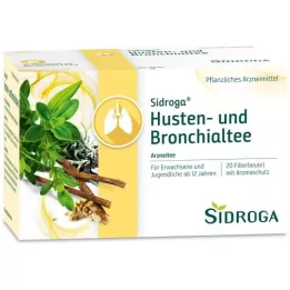 SIDROGA Hoest- en bronchiale thee filterzakjes, 20X2.0 g
