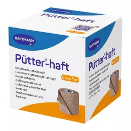 Pütter-haftverband 6 cm x 5 m, 1 stuk