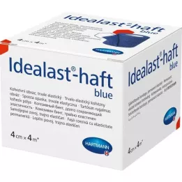 IDEALAST-klevend kleurverband 4 cmx4 m blauw, 1 st