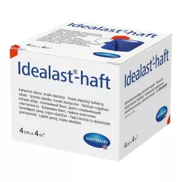 IDEALAST-klevend kleurverband 4 cmx4 m blauw, 1 st