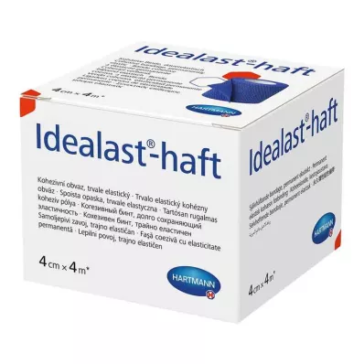 IDEALAST-klevend kleurverband 4 cmx4 m blauw, 1 st