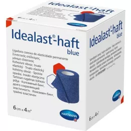 IDEALAST-klevend kleurverband 6 cmx4 m blauw, 1 st