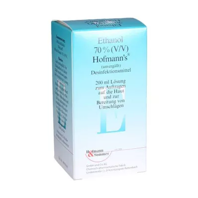 Ethanol 70% V/V Hofmann`s, 200 ml Ethanol 70% V/V Hofmann`s, 200 ml