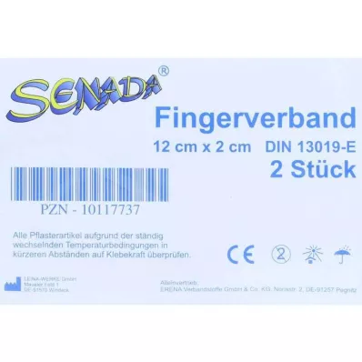 Senada vingerverband 2x12 cm, 2 st Senada vingerverband 2x12 cm, 2 st