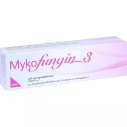 MYKOFUNGIN 3 vaginale tabletten 200 mg, 3 stuks