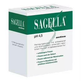 SAGELLA actieve reinigingsdoekjes, 10 stuks