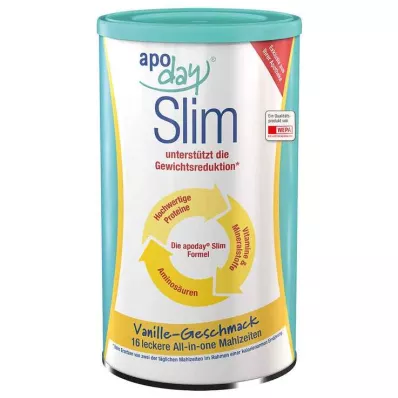 Apoday Vanille Slim poederblikje, 450 g Apoday Vanille Slim poederblikje, 450 g