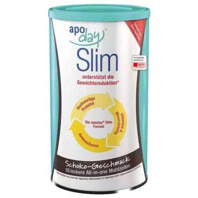 Apoday Chocolade Slim Poederblikje, 450 g Apoday Chocolade Slim Poederblikje, 450 g