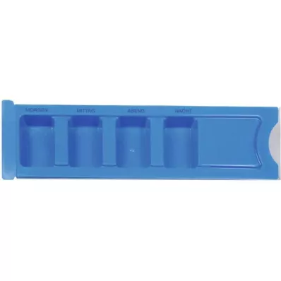 Medicijndispenser 1 dag blauw, 1 st