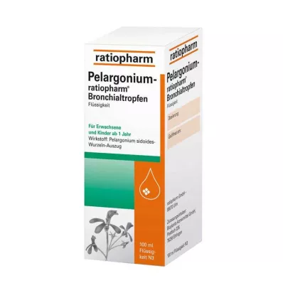 PELARGONIUM-RATIOPHARM Bronchiale druppels, 100 ml PELARGONIUM-RATIOPHARM Bronchiale druppels, 100 ml