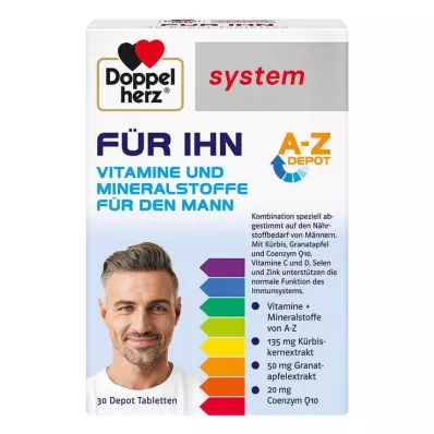 Doppelherz-systeem voor hem-tablets, 30 stuks Doppelherz-systeem voor hem-tablets, 30 stuks