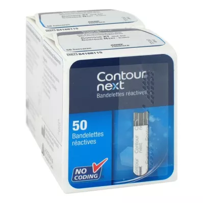 Contour next sensoren teststrips, 100 stuks Contour next sensoren teststrips, 100 stuks
