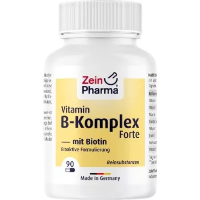 VITAMIN B KOMPLEX+Biotin Forte Capsules, 90 stuks