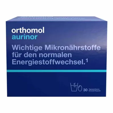 ORTHOMOL aurinor korrels/capsules combi-pack, 30 stuks ORTHOMOL aurinor korrels/capsules combi-pack, 30 stuks