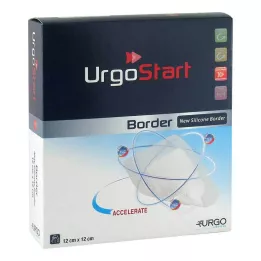 URGOSTART Border 12x12 cm foam wondverband, 10 stuks