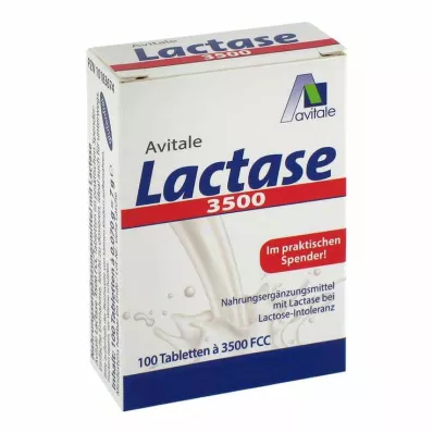LACTASE 3.500 FCC Tabletten in klikdispenser, 100 stuks