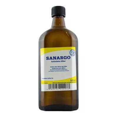 SANARGO Colloïdaal zilver flessen, 500 ml