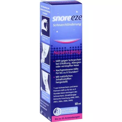 SNOREEZE Snurkverlichtende neusspray, 10 ml SNOREEZE Snurkverlichtende neusspray, 10 ml