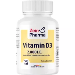 VITAMIN D3 2.000 I.U. capsules, 90 st