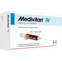 MEDIVITAN iV Injectievloeistof in tweekamerspuit, 8 stuks