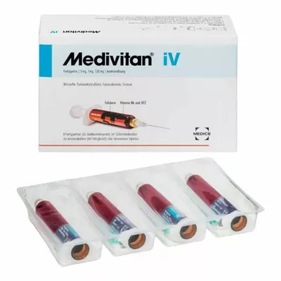 MEDIVITAN iV Injectievloeistof in tweekamerspuit, 8 stuks