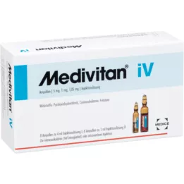 MEDIVITAN iV oplossing voor injectie in amp. paren, 8 stuks