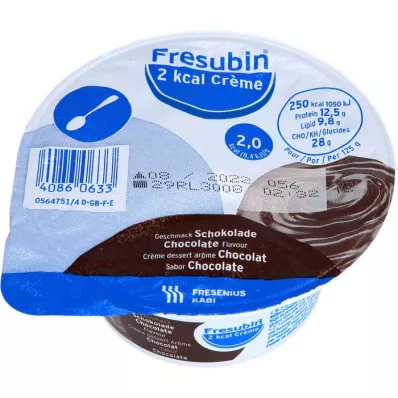 FRESUBIN 2 kcal roomchocolade in een kopje, 24X125 g