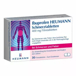 IBUPROFEN Heumann Pijnstillende tabletten 400 mg, 30 stuks