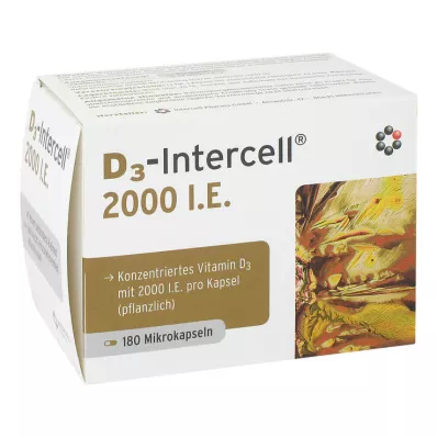 D3-INTERCELL 2.000 I.U. capsules, 180 st