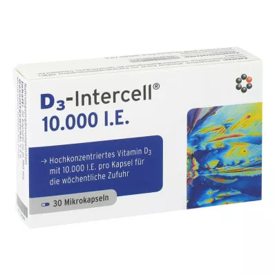 D3-Intercell 10000 IE capsules, 30 stuks