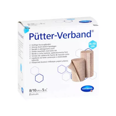 Pütterverband 8cm / 10cmx5m Cpc, 2 st Pütterverband 8cm / 10cmx5m Cpc, 2 st