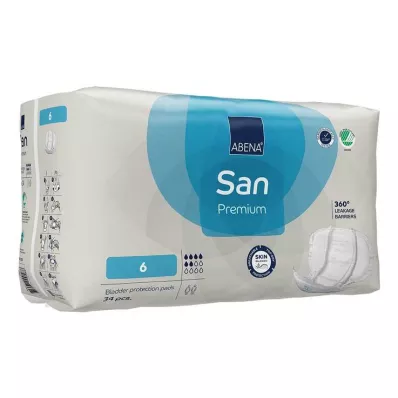 Abena San 6 Premium sjabloon, 34 stuks Abena San 6 Premium sjabloon, 34 stuks