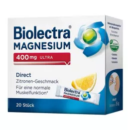 BIOLECTRA Magnesium 400 mg ultra Direct Citroen, 20 st