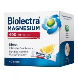BIOLECTRA Magnesium 400 mg ultra Direct Citroen, 40 st