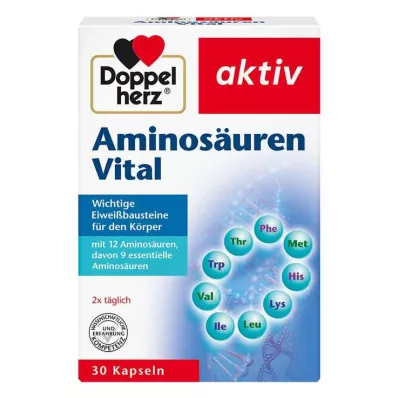 DOPPELHERZ Aminozuren Vitaal Capsules, 30 Capsules DOPPELHERZ Aminozuren Vitaal Capsules, 30 Capsules
