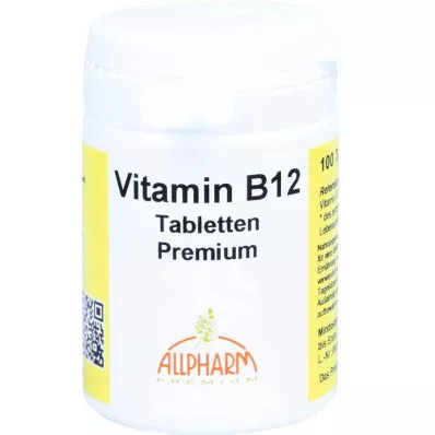 VITAMIN B12 PREMIUM Allpharm tabletten, 100 stuks VITAMIN B12 PREMIUM Allpharm tabletten, 100 stuks