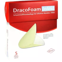 Dracofoam Infectie Hielschuim Wondverband, 5 st