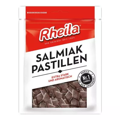 RHEILA Salmiakpastilles met suiker, 90 g