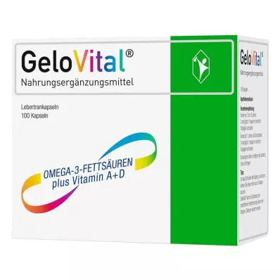 GeloVital voedingssupplementcapsules, 100 stuks GeloVital voedingssupplementcapsules, 100 stuks