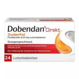 DOBENDAN Directe suikervrije Flurbiprofen 8,75mg Lut, 24 stuks