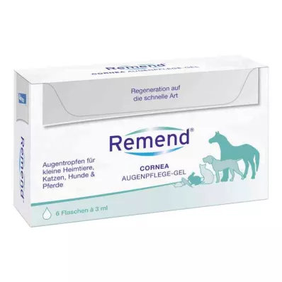 REMEND Cornea oogverzorgingsgel voor hond/kat/paard, 6X3 ml REMEND Cornea oogverzorgingsgel voor hond/kat/paard, 6X3 ml