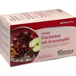 SIDROGA Wellness Vruchtenthee met Granaatappel Filterzakje, 20X2.0 g