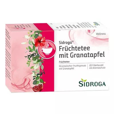 Sidroga Wellness fruitthee met granaatappelfilterzak, 20X2,0 g Sidroga Wellness fruitthee met granaatappelfilterzak, 20X2,0 g