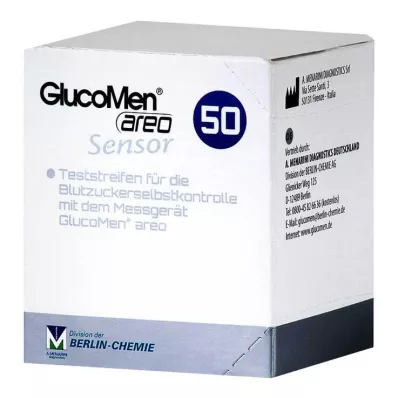 GlucoMen areo Sensorteststrips, 50 stuks